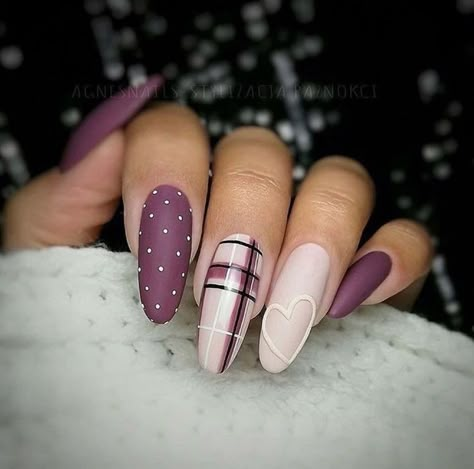 Pinterest Valentines, Plaid Nails, Nail Designs Valentines, Her Nails, Acrylic Coffin, White Nail, Nail Jewelry, Coffin Nails Designs, Classy Nails