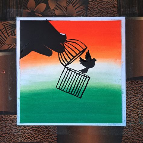 Independent India Poster, Tricolour Mandala Art, 15 August Drawing Easy, Happy Independence Day Drawing Ideas, 15 Agustus India Drawing, Independent Drawing Ideas, Drawing For Independence Day India, 15 August Drawing Idea, Drawing On 15 August