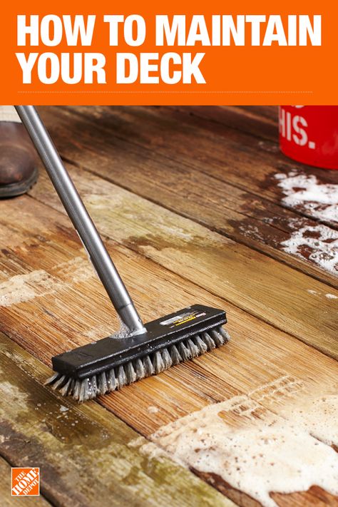 The Home Depot has everything you need for your home improvement projects. Click through to find all your deck and outdoor living needs. Organic Apartment, Deck Maintenance, Appalachian People, Deck Cleaning, Shelves Decor, Easy Home Improvement Projects, Deck Repair, Cleaning Diy, Wooden Deck