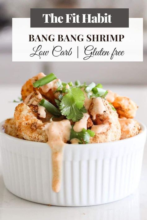 2b Mindset Meal Plan, Healthy Coconut Shrimp, Bang Bang Shrimp Recipe, Low Carb Shrimp Recipes, Fried Shrimp Recipes, Keto Seafood, 2b Mindset, Bang Bang Shrimp, Shrimp Recipes Healthy