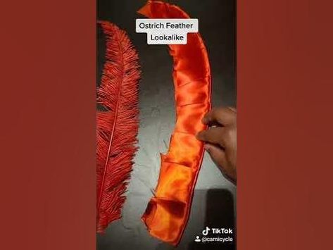 Feather Tutorial using Ribbon | Nandu Feather | DIY | Recycled Crafts | Animal Alternatives - YouTube Diy Recycled Crafts, Feather Tutorial, Phoenix Costume, Feather Crafts Diy, Feather Diy, Carnival Costume, Feather Crafts, Costume Diy, Carnival Costumes