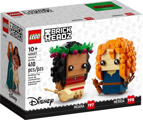 New LEGO Disney BrickHeadz sets revealed including EVE and WALL•E [News] - The Brothers Brick | The Brothers Brick Disney Lego, Lego Brickheadz, Lego Ship, Collectible Display, Lego Figures, Buy Lego, Disney S, Lego Duplo, Block Toys