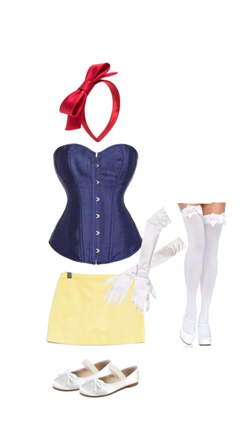 Snow White School Halloween Costumes, Snow White Halloween Costume, Snow White Costume, White Costume, Picnic Birthday, Trendy Halloween Costumes, Disney Inspired Outfits, Halloween Inspo, Trendy Halloween