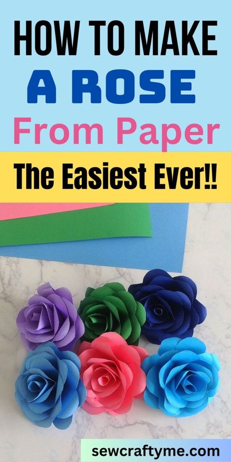 Paper Roses Diy, Paper Flowers Diy Easy, Aesthetic Patterns, Rose Crafts, Crochet Aesthetic, Easy Paper Flowers, Crochet Handbag, Paper Flower Crafts, Diy Crafts Paper Flowers