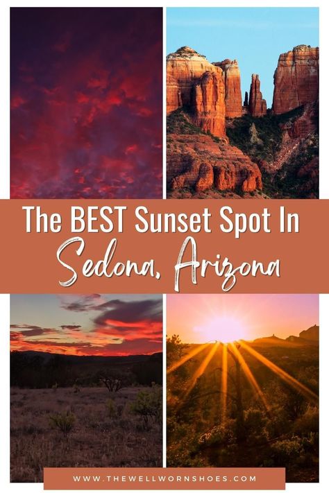 Sedona| Sedona Arizona| Sedona Sunset| Best Sedona Sunset| Where To Watch Sunset In Sedona| Best Places For Sunset In Sedona| Airport Mesa| Airport Mesa Vortex| The BEST Sunset Spot In Sedona, Arizona #sedona #visitsedona #sedonasunset #arizona #sedonaarizona #bestsunsetinsedona Arizona Desert Sunset, Airport Mesa Sedona, Sedona Vortex Locations, Sunset Person, Sedona Landscape, Sedona Arizona Travel, Sedona Sunset, Watch Sunset, Sedona Vortex