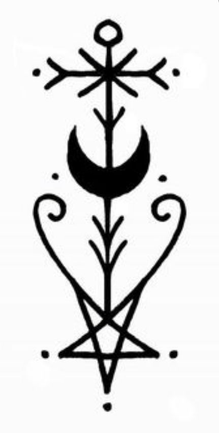 Witchcraft Tattoos, Witch Symbols, Minimalist Tattoo Ideas, Silhouette Cameo Crafts, Traditional Witchcraft, Samhain Halloween, 3d Frames, Tattoo Signs, Sigil Magic