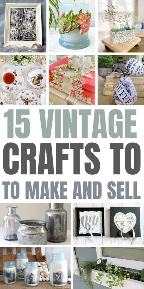 Diy Projects To Make And Sell, Diy Crafts Vintage, Old Jewelry Crafts, Easy Crafts To Sell, Retro Crafts, Cool Wood Projects, Mason Jar Crafts Diy, Cadeau Diy, Resin Craft