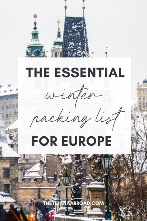 Winter Weekend Packing, Europe Winter Packing, Carryon Packing List, What To Wear In Europe, Packing List For Europe, Europe In November, Winter In Europe, Europe In Winter, Weekend Packing List