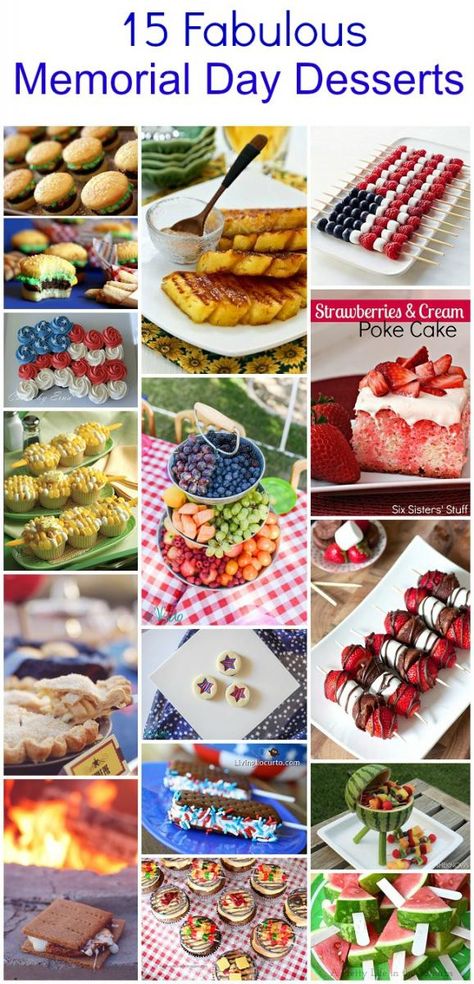 15 Fabulous Memorial Day BBQ Dessert Ideas | Tikkido.com