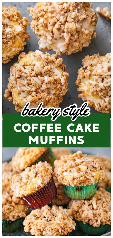 Coffee Shop Muffins, Moist Coffee Cake Muffins, Coffee Shop Treats, Bisquick Coffee Cake Muffins, Sourdough Coffee Cake Muffins, Costco Coffee Cake Muffins, Costco Muffins Copycat, Coffeecake Muffins Recipe, Costco Muffins Recipe Cake Mixes