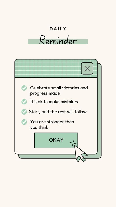 mental health, important, quote, daily reminder, remind, positivity, productivity Reminder Design, Business Vibes, Reminder Post, Small Victories, Board Quotes, Quote Template, Online Journal, Stronger Than You Think, Instagram Graphic