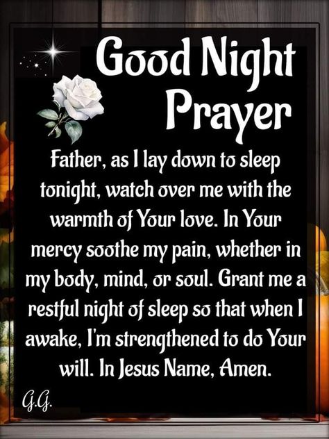 Sunday Night Prayer, Goodnight Prayers, Prayer Before Sleep, Sleep Prayer, Evening Prayers, Bedtime Prayers, Sorry Quotes, Night Blessings, Bedtime Prayer