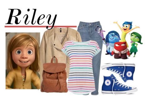 "Riley - Inside Out" by xfandomsneverdie ❤ liked on Polyvore featuring Topshop, Oasis, Converse and Billabong Riley Inside Out Costume, Pixar Outfits, Inside Out Costume, Inside Out Style, Disney Bounds, Disney Inside Out, Kids Series, Disney Bounding, Character Inspired Outfits