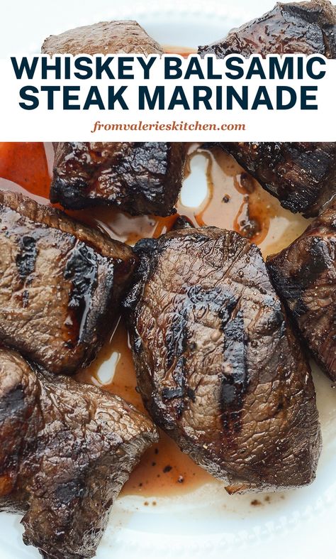 Balsamic Steak Marinade, Balsamic Marinade For Steak, Ribeye Steak Marinade, Sirloin Steak Marinade, Grilled Sirloin Steak, Steak Marinade For Grilling, Balsamic Vinegarette, Easy Steak Marinade Recipes, Meat Marinades