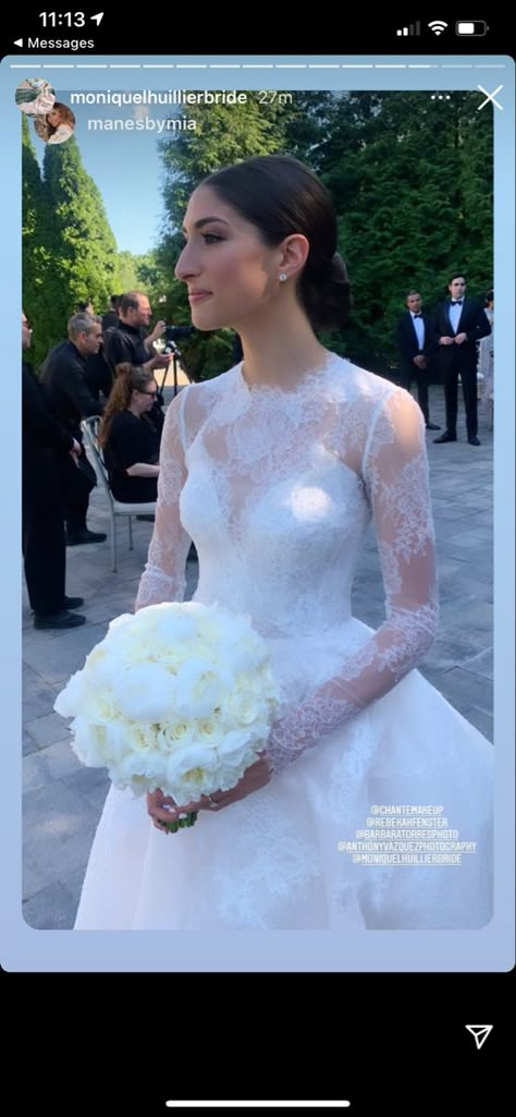 English Style Wedding, Monique Lhuillier Bridal Lace, Monique Lhuillier Bridal, Modest Wedding Gowns, Classy Wedding Dress, Royal Blue Wedding, Dress Alterations, Dream Wedding Ideas Dresses, Classy Wedding