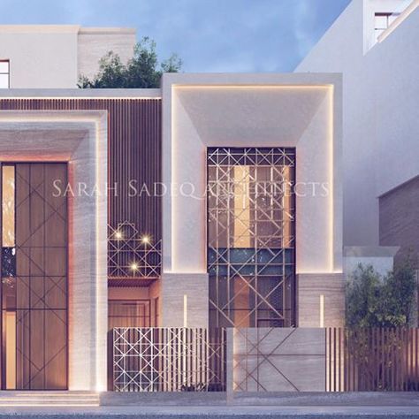 A new meaning for luxury , so where is that? And what's the reason behind that design ? Let's wait and see 5000 m plot soon by Sarah sadeq… Sara Sadeq Architecture, Sarah Sadeq, Sarah Sadeq Architects, Wait And See, Contemporary House Exterior, Facade Architecture Design, Classic House Design, Modern Villa Design, Modern House Facades