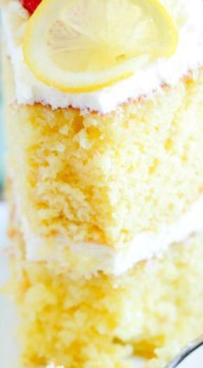 Ina’s Lemon Cake ~ Rich lemon cake that tastes incredible with cream cheese frosting and raspberries! Buttermilk Cake, Lemon Cream Cheese Frosting, Lemon Cake Recipe, With Cream Cheese Frosting, Köstliche Desserts, Lemon Desserts, Lemon Recipes, Savoury Cake, Lemon Cake