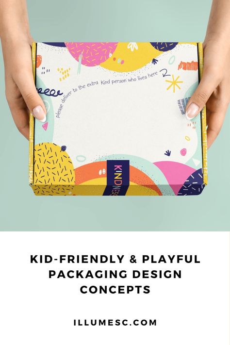 We've been busy working on some super fun, kid-friendly and playful packaging design concepts for a client pitch! Mailer boxes are a fave because all sides can be custom designed and printed to fit any look, from whimsical to elegant 📦 Beauty Packaging Design Boxes, Cute Box Packaging, Kids Packaging Design, Fun Packaging Design, Kids Package Design, Playful Packaging, Box Bag Packaging, Mailer Box Design, Kids Branding Design