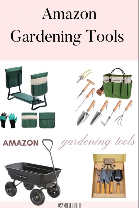 Gardening tools from Amazon Amazon Garden Must Haves, On The Necessity Of Gardening, Garden Tools Products Amazing, Garden Must Haves, Amazon Garden, Gardening Kit Gift Target, Essential Gardening Tools, Amazon Home Finds, Amazon Must Haves