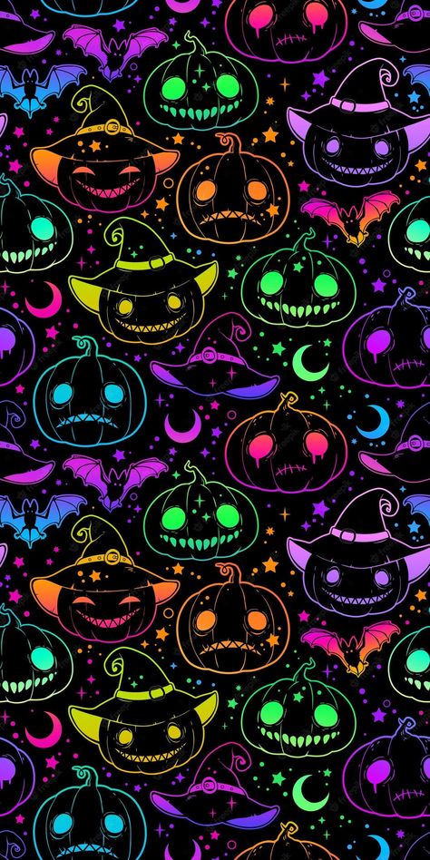 Halloween Bg Aesthetic, Rainbow Halloween Wallpaper, Rainbow Halloween, Helloween Wallpaper, Halloween Wallpaper Iphone Backgrounds, Halloween Wallpaper Cute, Kpop Iphone Wallpaper, Halloween Wallpaper Iphone, Dark Wallpaper Iphone