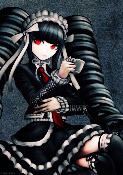 Celestia Ludenberg Celestia Ludenberg, Danganronpa Trigger Happy Havoc, Danganronpa 1, Trigger Happy Havoc, Trigger Happy, Danganronpa 3, Danganronpa V3, Danganronpa Characters, Danganronpa