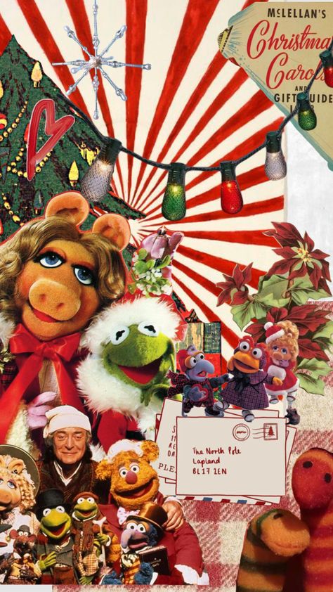 Muppets Lockscreen, Muppets Christmas Wallpaper, Muppet Christmas Carol Wallpaper, Muppets Thanksgiving, The Muppets Wallpaper, Holiday Movie Aesthetic, Muppets Wallpaper, The Muppets Christmas, Muppets Christmas Carol