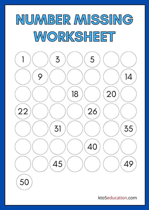 1st Grade Math Worksheets (free Printables) 57A Numbers To 50 Worksheet, Numbers Up To 50 Worksheet, Numbers 1-50 Worksheet, 1 To 50 Numbers Worksheet, Write Numbers 1 To 50 Worksheet, Numbers 1 To 50 Worksheet, Missing Numbers 1-50 Worksheets, Maths Worksheets For Kindergarten Numbers, 1 To 50 Worksheets