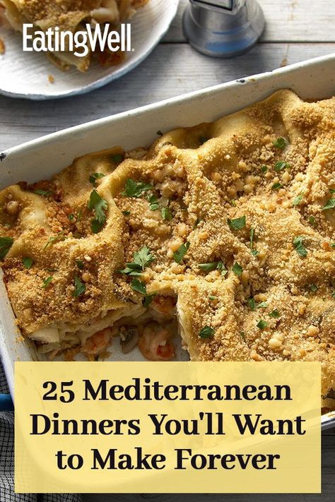 Quick Healthy Mediterranean Dinner, Easy Dinner Mediterranean, Best Mediterranean Dinner Recipes, Mediterranean Diet Recipes Mushrooms, Healthy Meditteranean Recipes, Mediterranean Make Ahead Meals, Meditterean Dinner Recipes, Mediterranean For A Crowd, Easy Mederteranian Diet Recipes