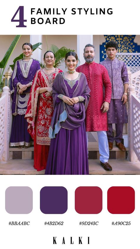 Festive family styling
Colourful ensembles
Coordinated outfits
Festival fashion inspiration
Family photo outfits
Festive color palette
Styling tips for families
Fashion coordination for celebrations
Vibrant festival attire
Family fashion trends
Festive dressing ideas
Festive accessories
Traditional wear for families
Fashionable festival looks
Family bonding through fashion
Festive suits
Anarkali dresses
Lehenga cholis
Sharara sets
Kurta pajamas for men Traditional Kurta, Pajamas For Men, Coordinated Outfits, Kalki Fashion, Everyday Fashion Outfits, Colour Board, Mens Pajamas, Styling Tips, Indian Wear