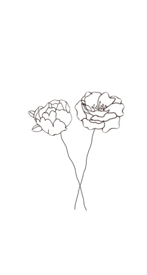 Gardinia Tattoo Simple, Tiny Peony Tattoo Simple, Simple Peony Drawing, Peony Minimalist Tattoo, Peony Tattoo Simple, Simple Peony Tattoo, Peony Flower Tattoo, Gardenia Tattoo, Peony Flower Tattoos