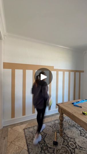 11M views · 122K reactions | I gave my dining room wall a quick and inexpensive makeover 😍 | By Shanty2Chic | Facebook Shanty 2 Chic, Dining Room Wall, Cape House, Dining Room Light Fixtures, Diy Kitchen Furniture, Dollhouse Kitchen, Repurposed Furniture Diy, Dining Room Walls, Balcony Decor