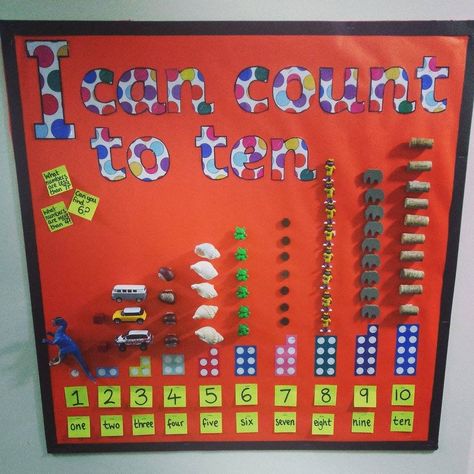 I can count to ten classroom display ideas #twinkl #maths #mathsdisplay #teachingmaths #teach #displayideas #classroom #classroomdisplay #counting #teacher #twinklresources Classroom Display Ideas, Wall Display Ideas, Maths Working Wall, Maths Eyfs, Farm Display, Reception Classroom, Maths Display, Math Wall, Working Wall