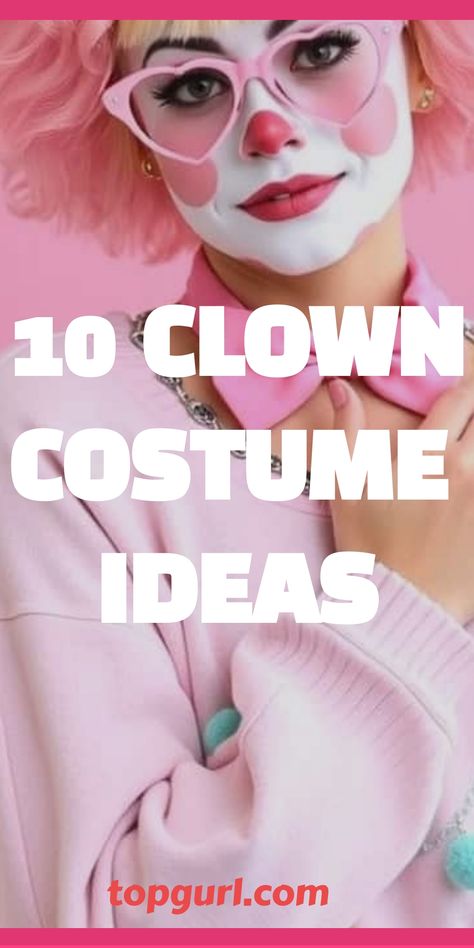 Clown Costume Ideas Clown Costume Ideas, Cute Clown Costume, Clown Style, Quirky Outfits, Fashion Mistakes Woman, Pale Foundation, Clown Costume Women, Cute Clown Makeup, Colorful Costume