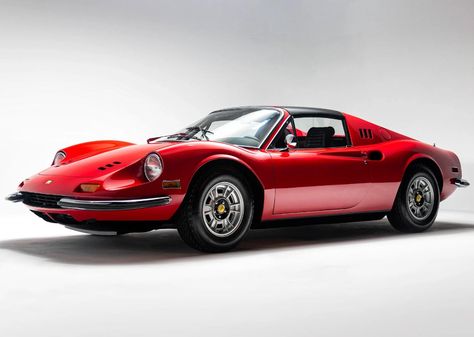 Cher's 1972 Ferrari Dino 246 GTS Is For Sale Dealership Showroom, Ferrari Dino, Popular Mechanics, Classic Motors, Racing Driver, Tubular Steel, The Peak, Record Producer