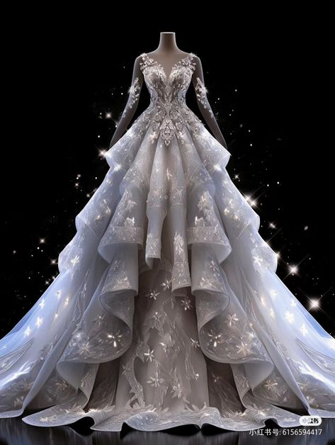 Fairy Queen Wedding Dress, Ethereal Ball Gown, Masquerade Ball Gowns, Queen Wedding, Queen Wedding Dress, Ethereal Dress, Big Dresses, Dresses Design, Masquerade Masks