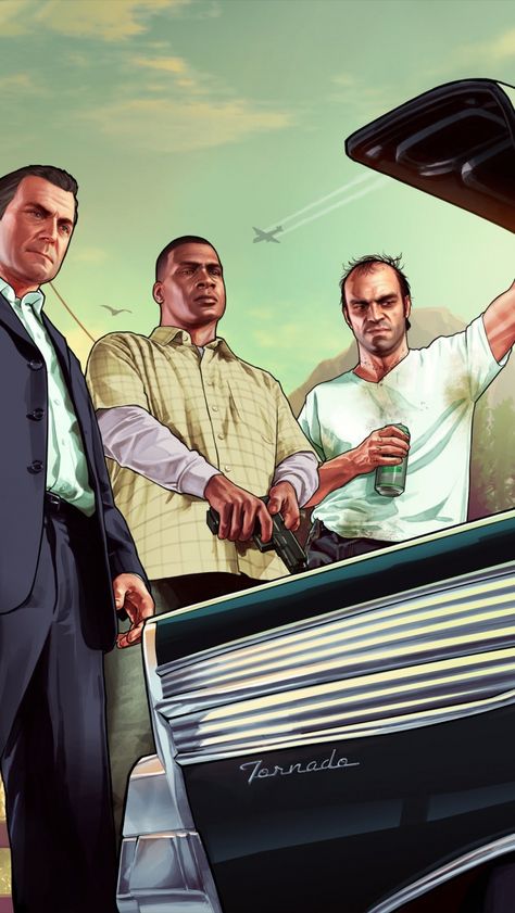 Download free HD wallpaper from above link! #game #character #GTA5 #men #city #art Gta V Iphone Wallpaper, Trevor Gta, Gta 5 Games, Grand Theft Auto Artwork, San Andreas Gta, Gta 5 Money, Grand Theft Auto Games, Gta 5 Pc, Grand Theft Auto Series