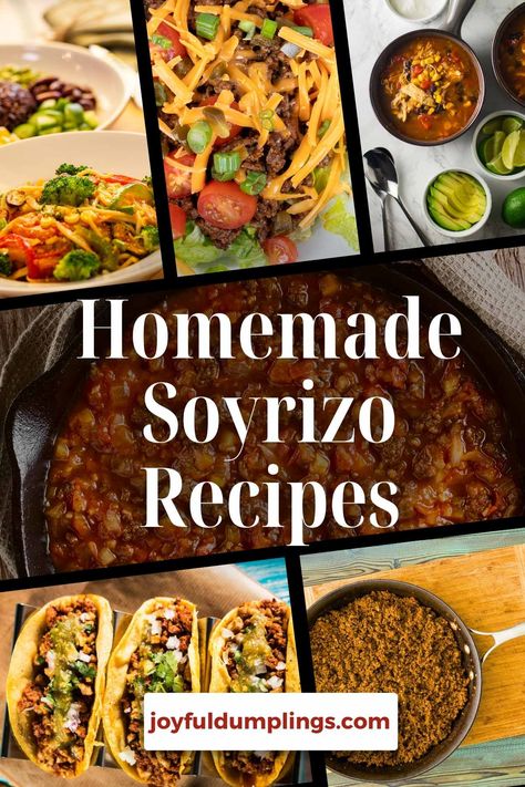 Vegan Soyrizo Recipes (Delectable Homemade Soyrizo Ideas) » Joyful Dumplings Soyrizo Chili, Soyrizo Recipes, Soyrizo Tacos, Vegan Meal Ideas, High Protein Vegan Recipes, Loaded Nachos, High Protein Vegan, Nutritious Recipes, Vegan Meal