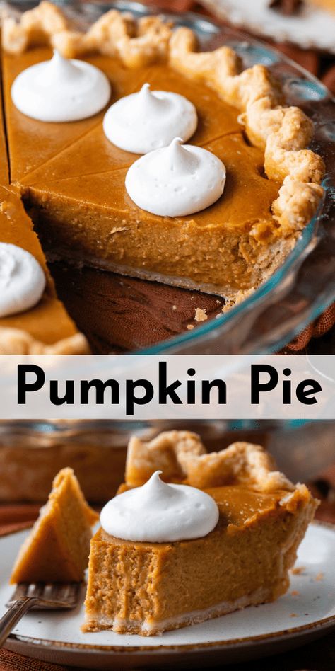 Thanksgiving Recipes Dessert Pies, The Best Pumpkin Pie Recipe, The Best Pumpkin Pie, Classic Pumpkin Pie Recipe, Best Pumpkin Pie Recipe, Homemade Pie Crust, Pumpkin Pie Recipe, Homemade Pumpkin Pie, Thanksgiving Food Desserts