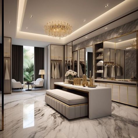 Beautiful Bed Designs, Sydney House, Dream Closet Design, Luxury Closets Design, Design Room, Mansion Interior, Dressing Room Design, Master Closet, Marble Floor