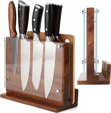 Cutlery Display, Magnetic Knife Block, Magnetic Knife Blocks, Magnetic Knife Holder, Knife Stand, Knife Rack, Cutlery Storage, Wood Knife, Multifunctional Storage