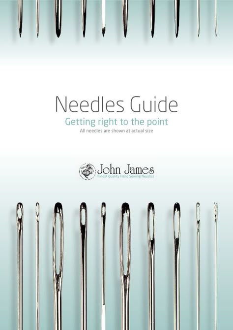 Sewing Needle Sizes, Quilt Tips, Hand Sewing Needles, Sew Ins, Sewing Needles, Sewing Stitches, Sewing Needle, Sewing Lessons, Hand Embroidery Stitches