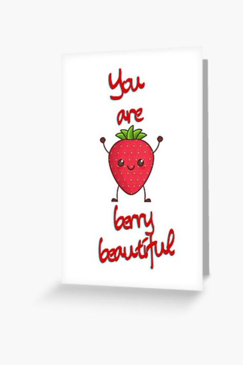 Strawberry Puns, Berry Puns, Quote Beautiful, Fruit Puns, Funny Fruit, Puns Jokes, Slogan Tshirt, The Funny, Funny Puns