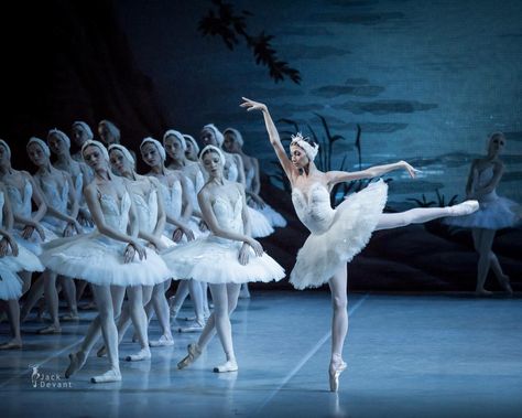 Alisa Sodoleva as Odette with The Mikhailovsky Theatre - Photo by Jack Devant