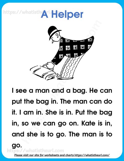 It is wonderful Reading Passages PDF for kids. This is created for Grade 1 kids. The topics included are A Hen, The Boy and His Dog, A Helper, Kate and Her Doll and Jan can Skate, Story For Grade 1, Picture Story Writing, Kindergarten Poems, Remedial Reading, Phonics Reading Passages, Grade 1 Reading, Reading Comprehension For Kids, Boy And His Dog, Kindergarten Reading Worksheets