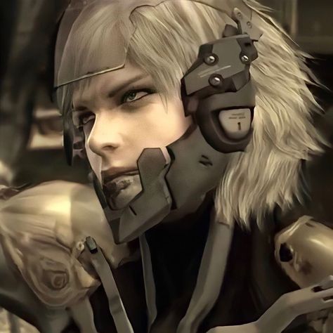 raiden mgs Raiden Metal Gear, Metal Gear Series, Metal Gear Rising, Game Icon, Metal Gear Solid, Why Do People, Metal Gear, White Hair, Resident Evil