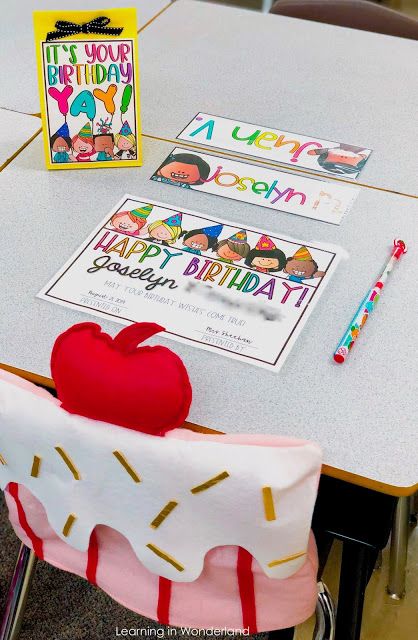 Birthdays In The Classroom, Birthday Tips, Classroom Goals, Kindergarten Classroom Decor, Student Birthdays, Classroom Birthday, Elementary Classroom Decor, 3rd Grade Classroom, 2nd Grade Classroom