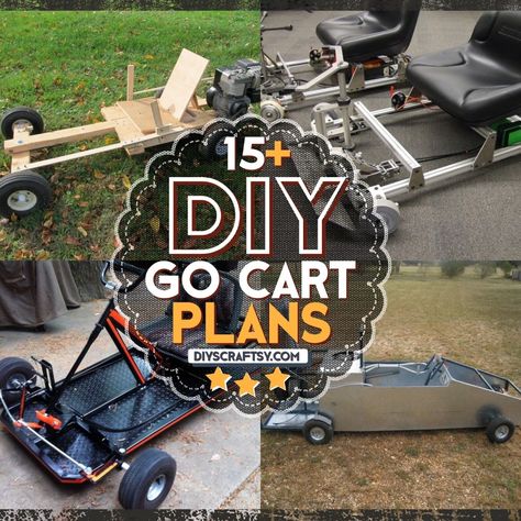 15 Budget-Friendly DIY Go Kart Plans Go Kart Frame Plans, Go Kart Frame, Go Kart Plans, Diy Go Kart, Receipt Template, Go Carts, 15 Diy, Get Creative, Go Kart