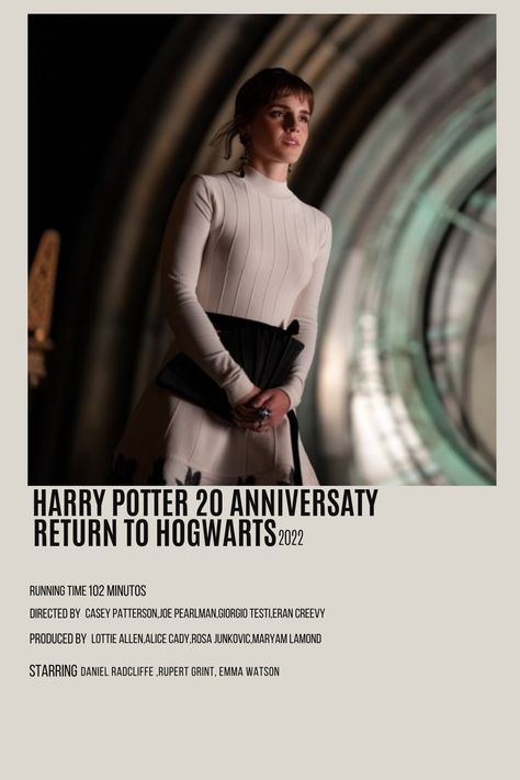 Harry Potter 20th Anniversary, Return To Hogwarts, Anniversary Poster, Rupert Grint, Daniel Radcliffe, 20th Anniversary, Hogwarts, Movies And Tv Shows, Movie Tv