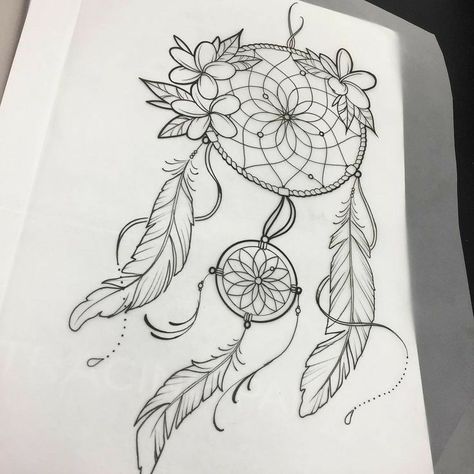 Painted Dream Catcher, Dreamcatcher Tatoos, Dream Catcher Art Drawing, Tattoos Dream Catcher, Dream Catcher Sketch, Atrapasueños Tattoo, Dream Catcher Drawing, Infected Tattoo, Work For