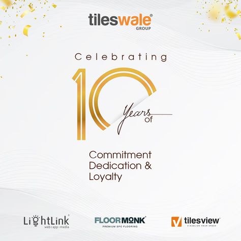 Today marks a special milestone for us - 10 years of excellence! 🎂🎊 Celebrating a Decade of pushing boundaries, embracing challenges, and reaching new heights 🥳 This milestone belongs to each and every one of you who contributed to our success.We will celebrate this journey with you all. 🥰 #10anniversary #foundationday2023 #FoundationDay #decade #celebrations #journey #officememories #grandcelebration #flashback #memoriesforlife #floormonk #tilesview #tileswale #Lightlink Company Anniversary Design, Countdown Poster, Company Anniversary, Birthday Bouquet, Pushing Boundaries, Church Design, Design Graphics, Social Media Design Graphics, Food Poster